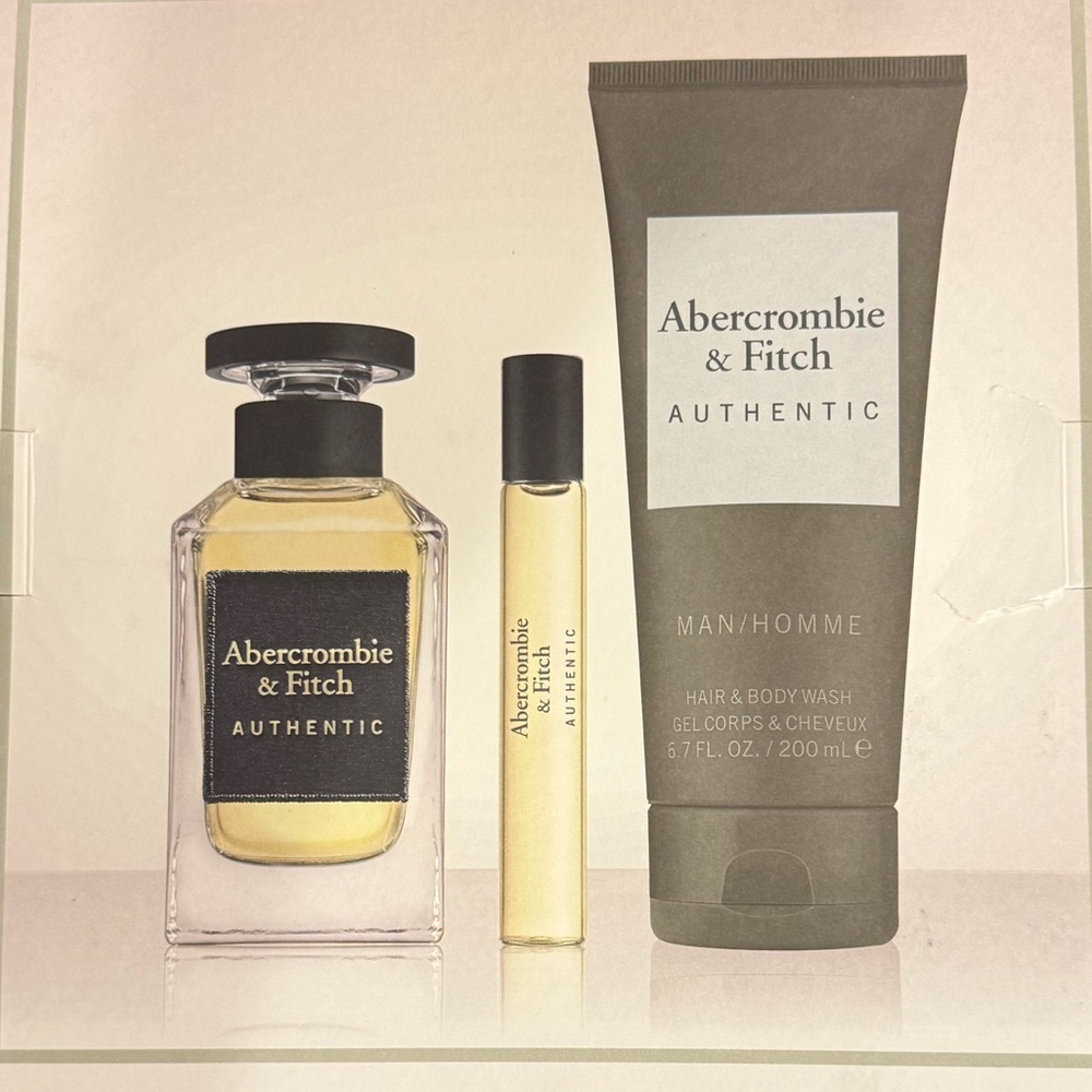 NEW IN BOX ABERCROMBIE “AUTHENTIC” GOFT SET